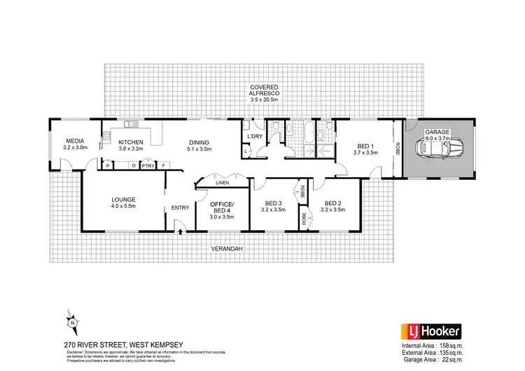 Floorplan of Homely house listing, 270 River Street, Greenhill NSW 2440