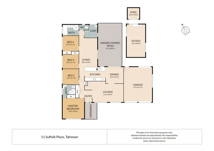 Floorplan of Homely house listing, 11 Suffolk Place, Tahmoor NSW 2573