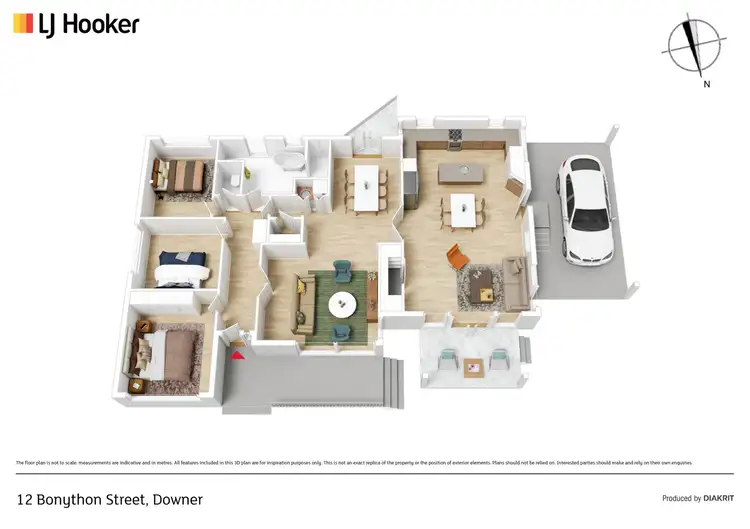 Floorplan of Homely house listing, 12 Bonython Street, Downer ACT 2602