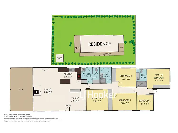 Floorplan of Homely house listing, 4 Florida Avenue, Inverloch VIC 3996