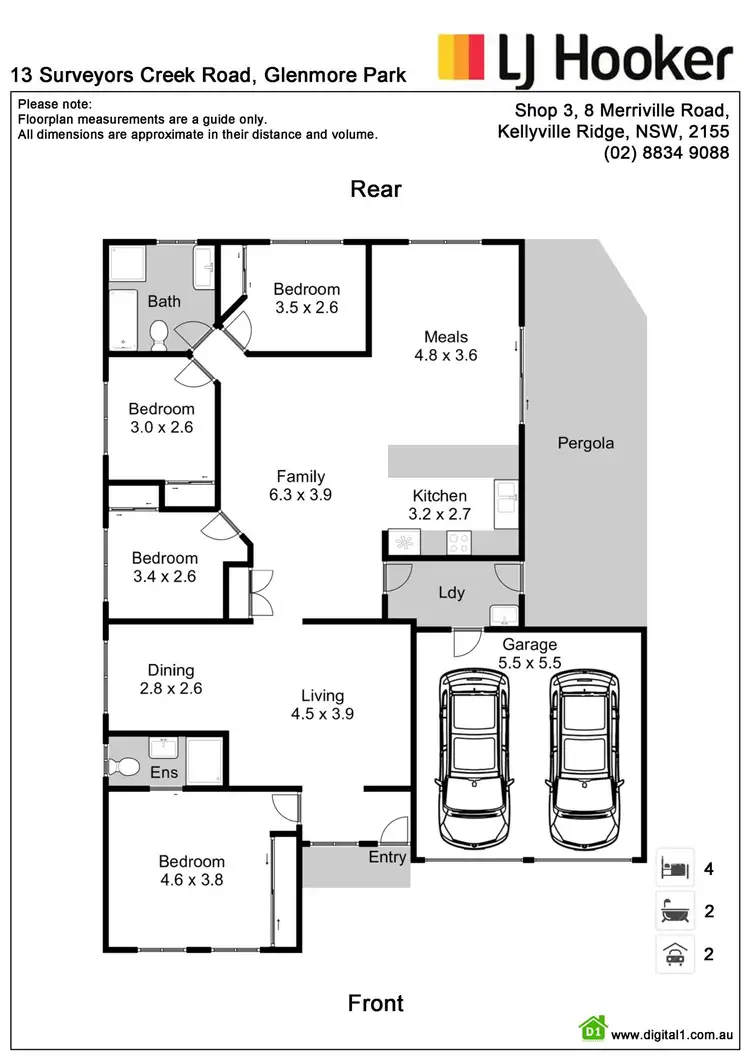 Floorplan of Homely house listing, 13 Surveyors Creek Road, Glenmore Park NSW 2745