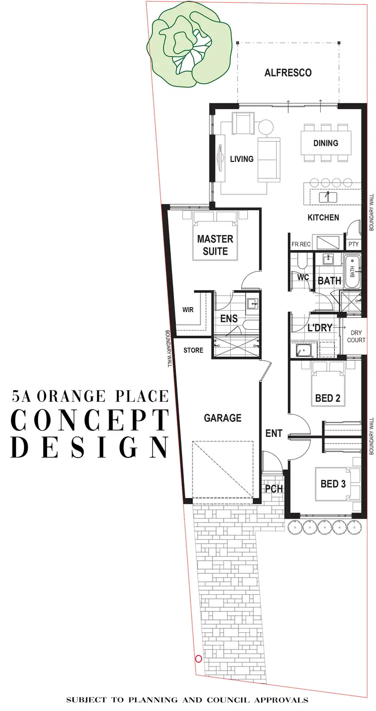 Floorplan of Homely land listing, 5A Orange Place, Beechboro WA 6063