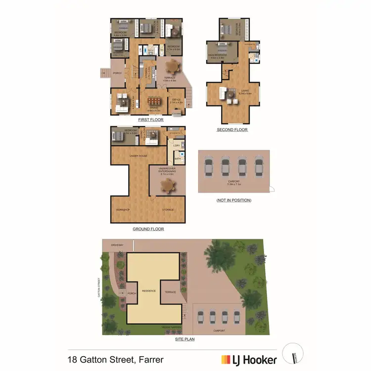 Floorplan of Homely house listing, 18 Gatton Street, Farrer ACT 2607