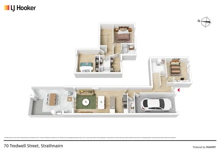 Floorplan of Homely house listing, 70 Tredwell Street, Strathnairn ACT 2615