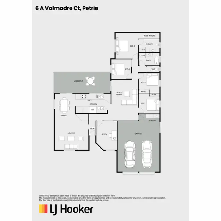 Floorplan of Homely house listing, 6A Valmadre Court, Petrie QLD 4502