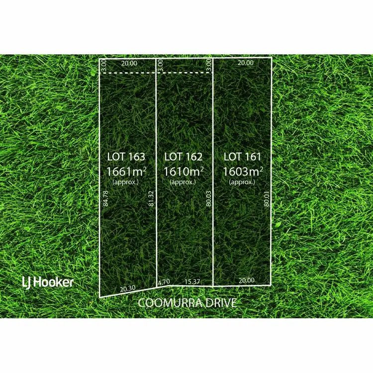 Floorplan of Homely land listing, Lot 162, 163/40 Coomurra Drive, Salisbury Heights SA 5109