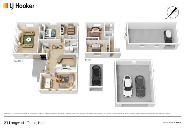 Floorplan of Homely house listing, 23 Longworth Place, Holt ACT 2615