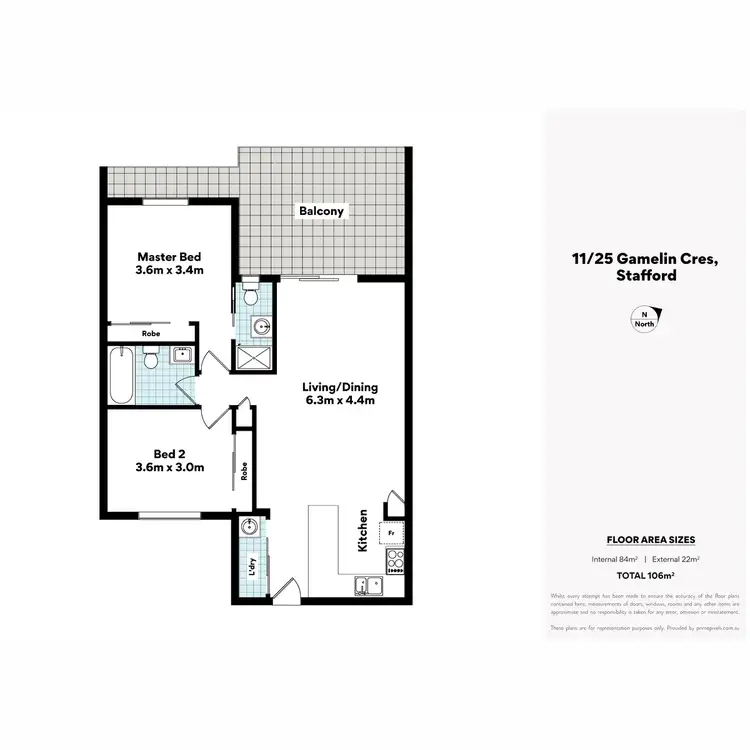 Floorplan of Homely apartment listing, 11/21-31 Gamelin Crescent, Stafford QLD 4053