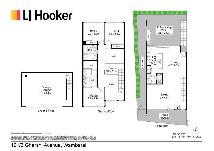 Floorplan of Homely townhouse listing, 101/3 Ghersi Avenue, Wamberal NSW 2260