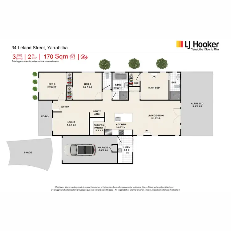 Floorplan of Homely house listing, 34 Leland Street, Yarrabilba QLD 4207