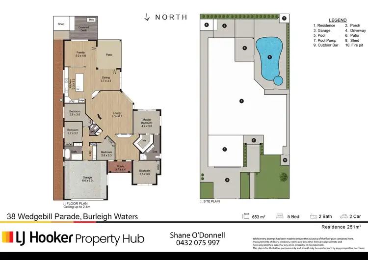 Floorplan of Homely house listing, 38 Wedgebill Parade, Burleigh Waters QLD 4220