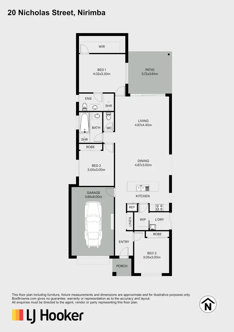 Floorplan of Homely house listing, 20 Nicholas Street, Nirimba QLD 4551