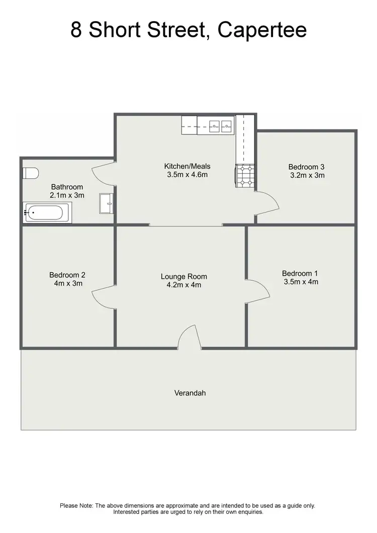 Floorplan of Homely house listing, 8 Short Street, Capertee NSW 2846