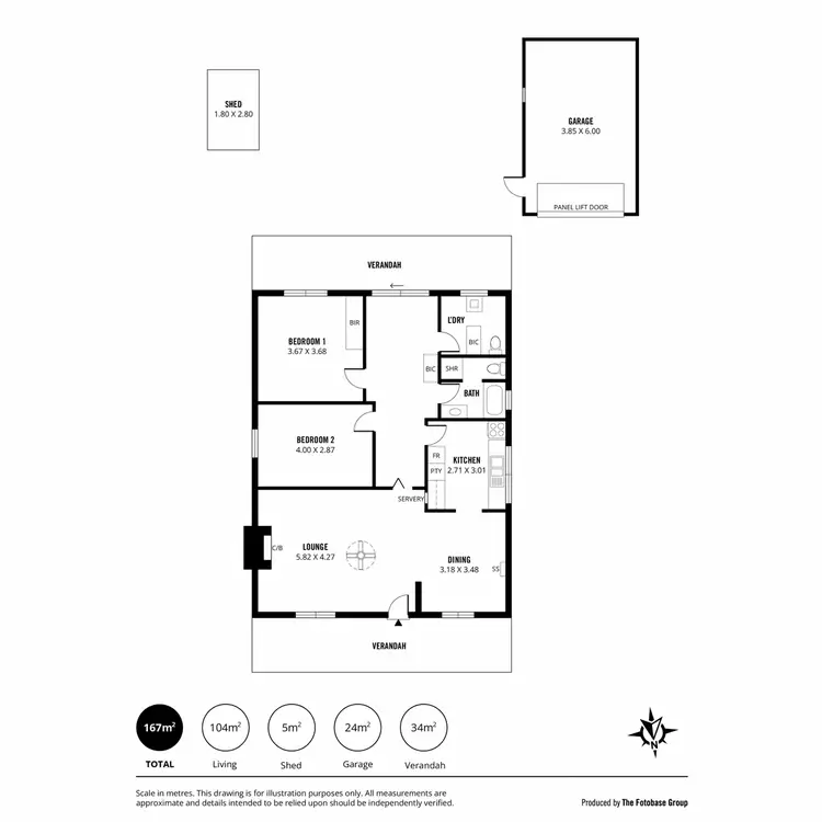 Floorplan of Homely house listing, 3a Chad Street, Rosewater SA 5013