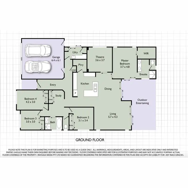 Floorplan of Homely house listing, 13 Majestic Circuit, Thornlands QLD 4164