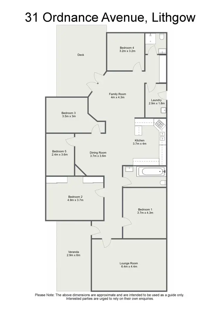 Floorplan of Homely house listing, 31 Ordnance Avenue, Lithgow NSW 2790