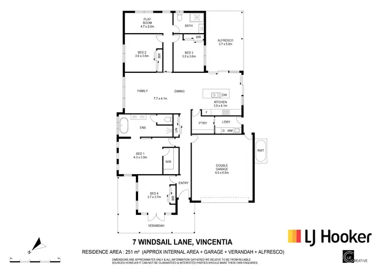 Floorplan of Homely house listing, 7 Windsail Lane, Vincentia NSW 2540