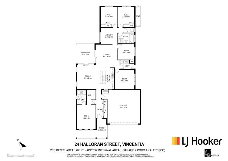 Floorplan of Homely house listing, 24 Halloran Street, Vincentia NSW 2540