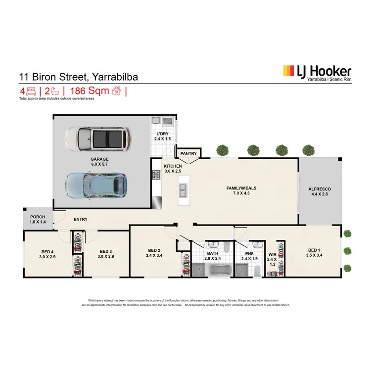 Floorplan of Homely house listing, 11 Biron Street, Yarrabilba QLD 4207