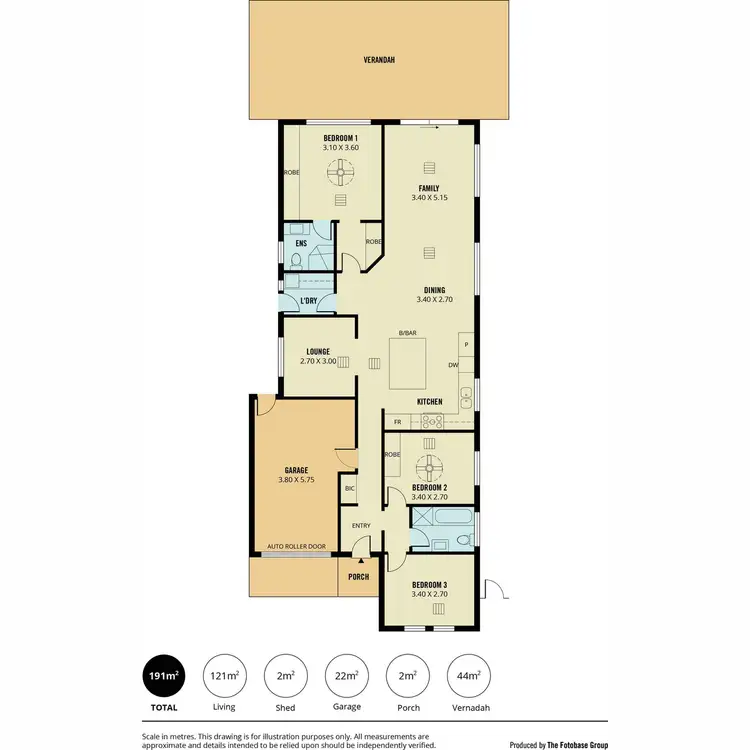 Floorplan of Homely villa listing, 19 St Clair Parade, Greenwith SA 5125