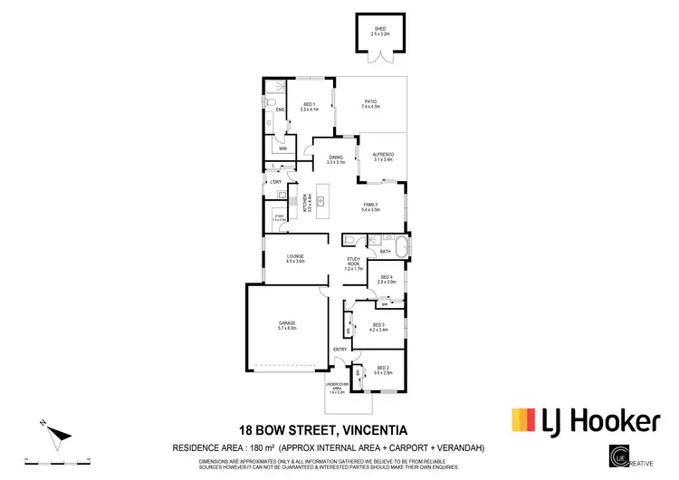 Floorplan of Homely house listing, 18 Bow Street, Vincentia NSW 2540