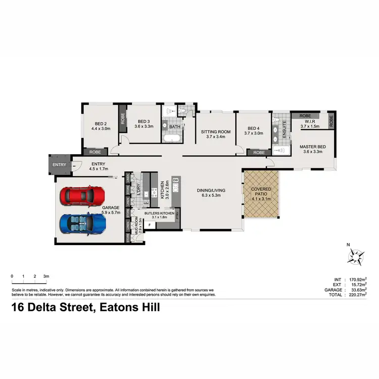 Floorplan of Homely house listing, 16 Delta Street, Eatons Hill QLD 4037