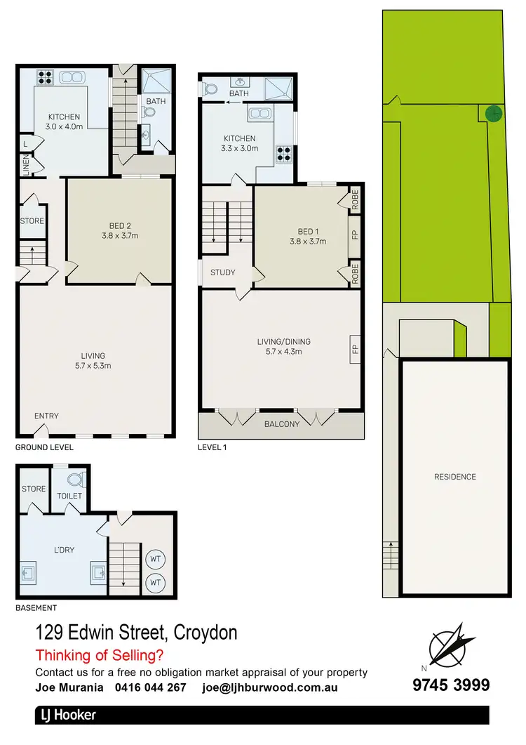 Floorplan of Homely house listing, 129 Edwin Street, Croydon NSW 2132