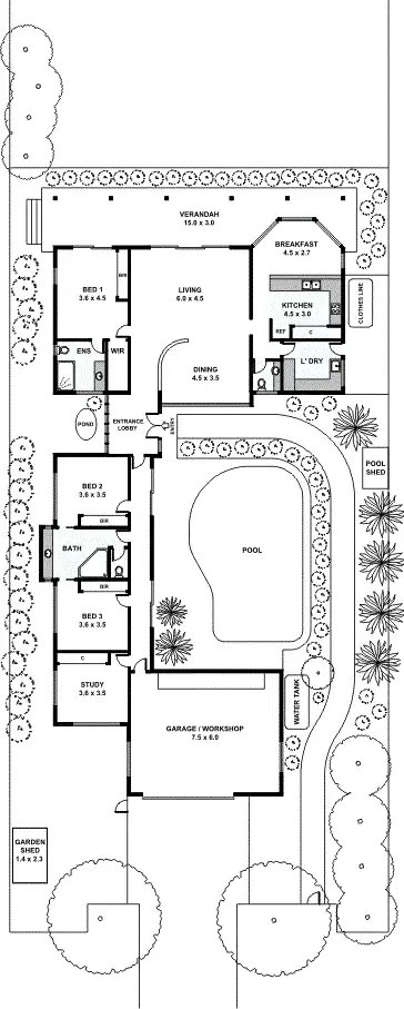 Floorplan of Homely house listing, 53 Cabana Boulevard, Benowa Waters QLD 4217
