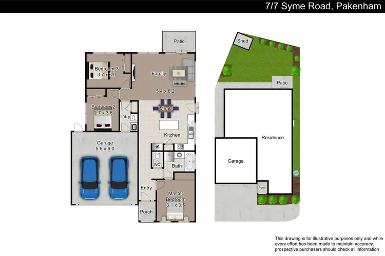 Floorplan of Homely unit listing, 7/7 Syme Road, Pakenham VIC 3810