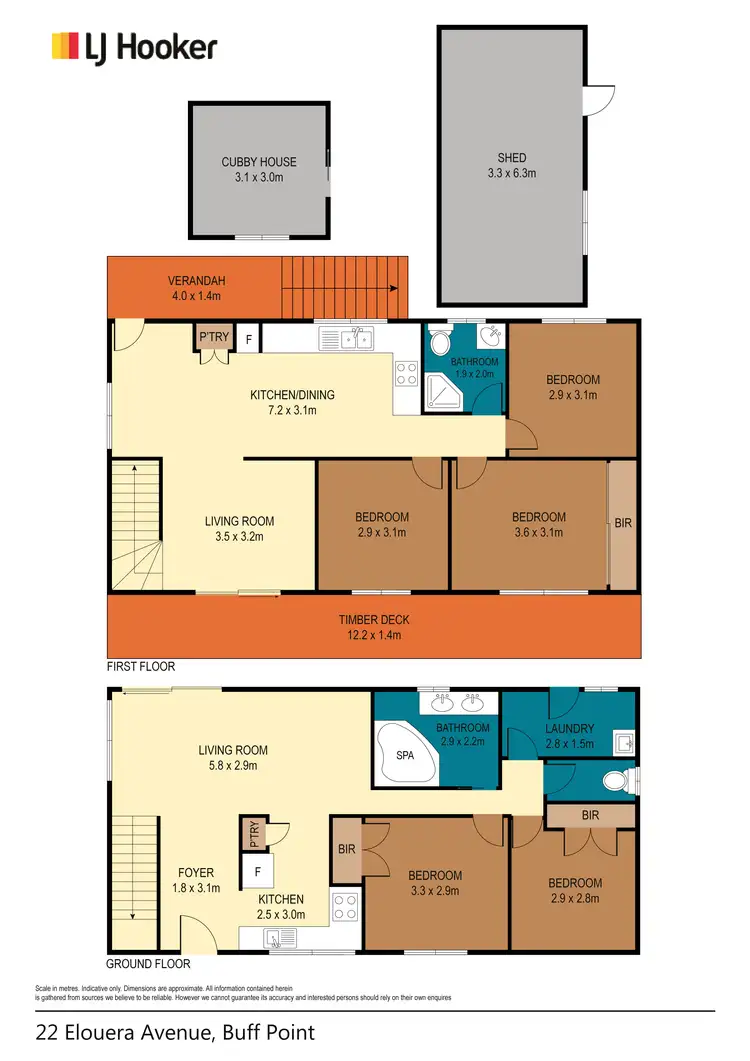 Floorplan of Homely house listing, 22 Elouera Avenue, Buff Point NSW 2262