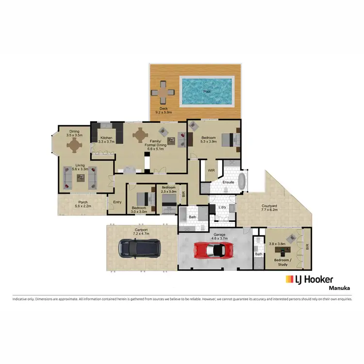 Floorplan of Homely house listing, 28 Luffman Crescent, Gilmore ACT 2905