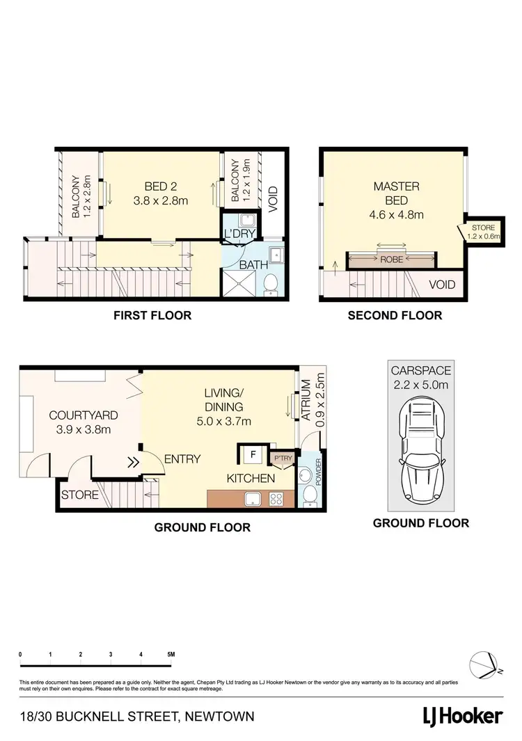 Floorplan of Homely townhouse listing, 18/30 Bucknell Street, Newtown NSW 2042