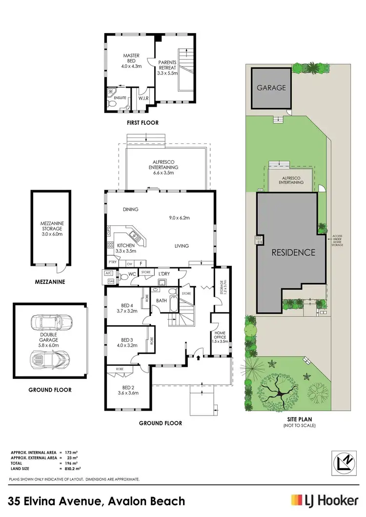Floorplan of Homely land listing, 35 Elvina Avenue, Avalon Beach NSW 2107
