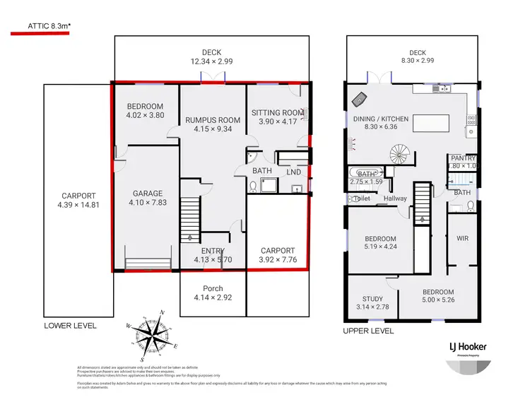 Floorplan of Homely house listing, 2322 Channel Highway, Lower Snug TAS 7054