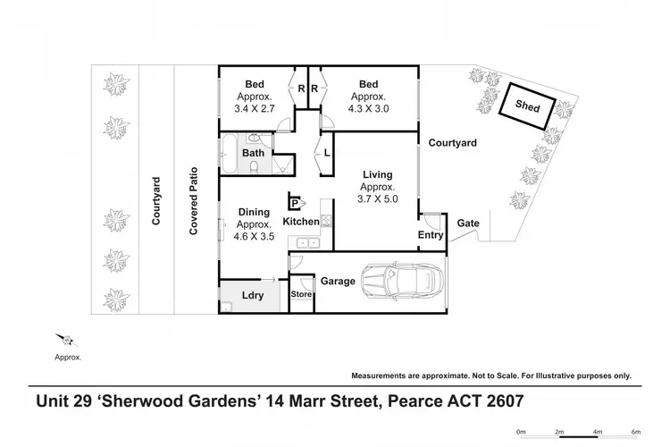 Floorplan of Homely townhouse listing, 29/14 Marr Street, Pearce ACT 2607