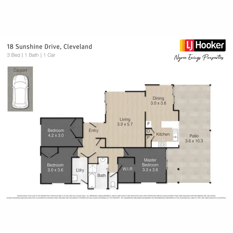 Floorplan of Homely house listing, 18 Sunshine Drive, Cleveland QLD 4163