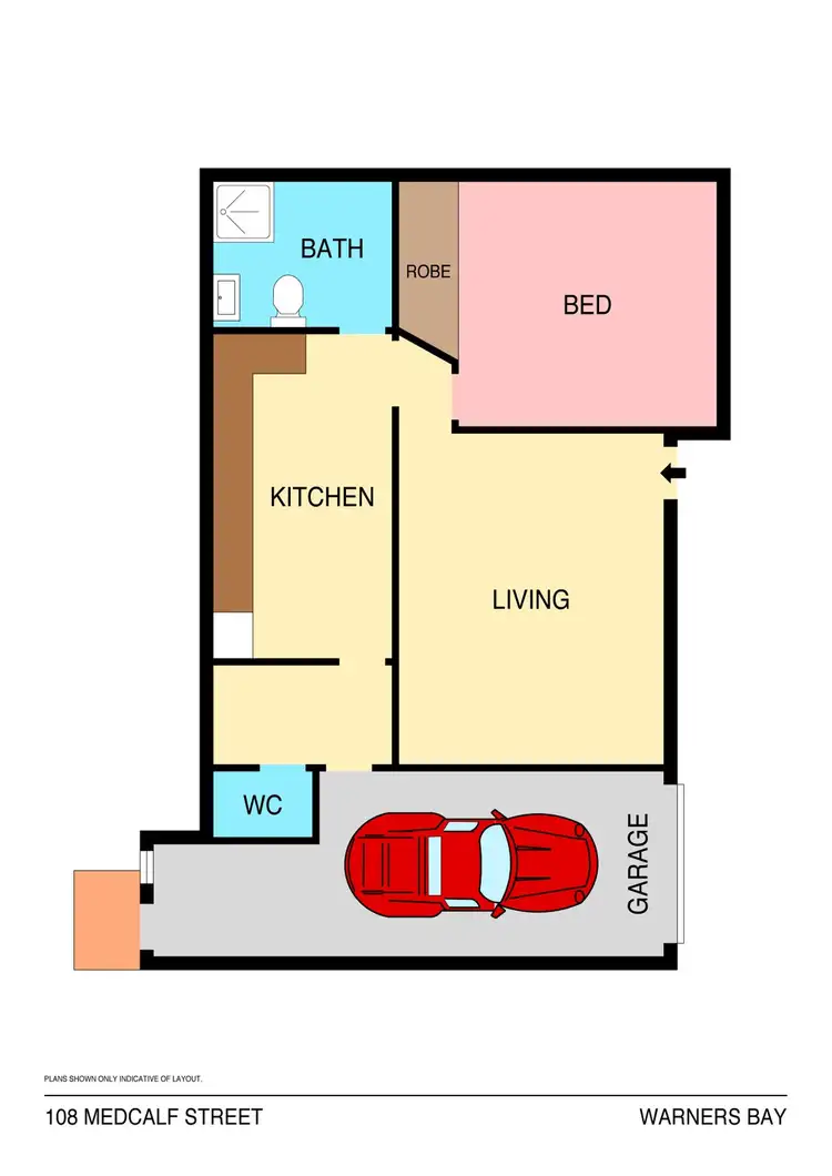 Floorplan of Homely house listing, 108 Medcalf Street, Warners Bay NSW 2282