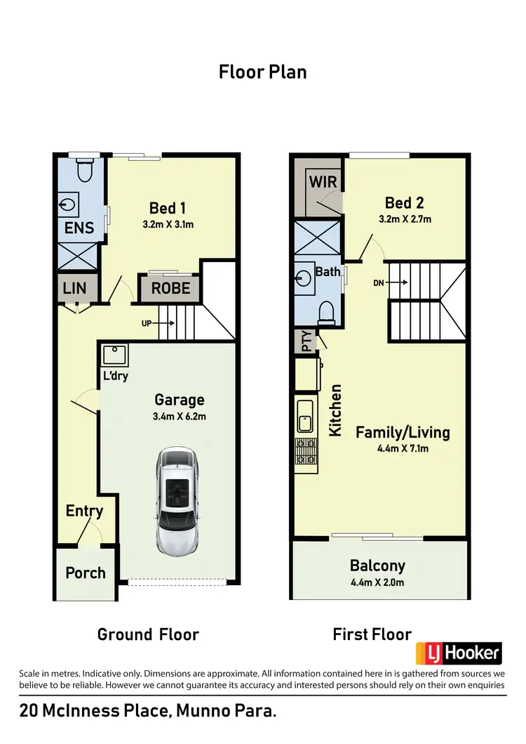 Floorplan of Homely house listing, 20 McInness Place, Munno Para SA 5115