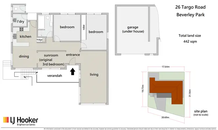 Floorplan of Homely house listing, 26 Targo Road, Beverley Park NSW 2217