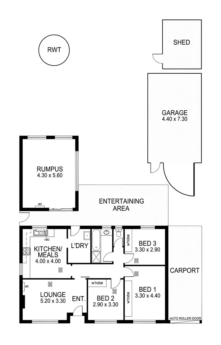 Floorplan of Homely house listing, 6 Lea Street, North Plympton SA 5037