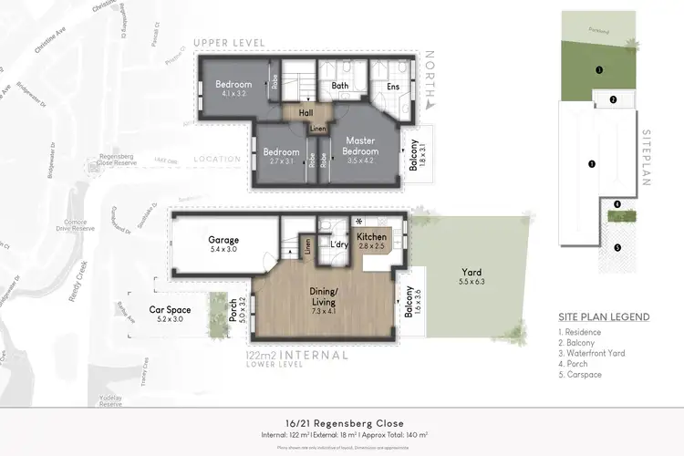 Floorplan of Homely townhouse listing, 16/21 Regensberg Close, Varsity Lakes QLD 4227