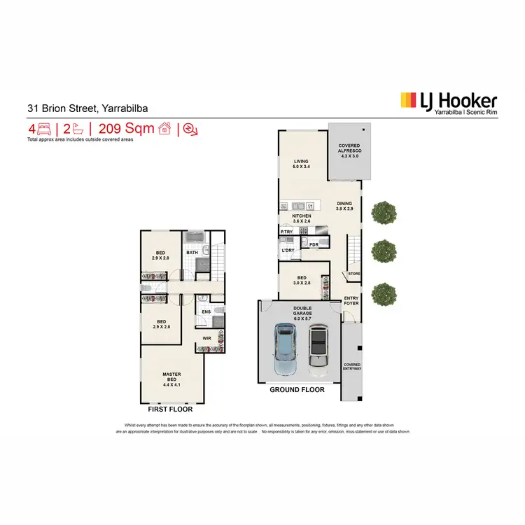 Floorplan of Homely house listing, 31 Biron Street, Yarrabilba QLD 4207