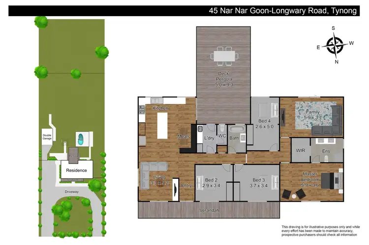 Floorplan of Homely house listing, 45 Nar Nar Goon-Longwarry Road, Tynong VIC 3813