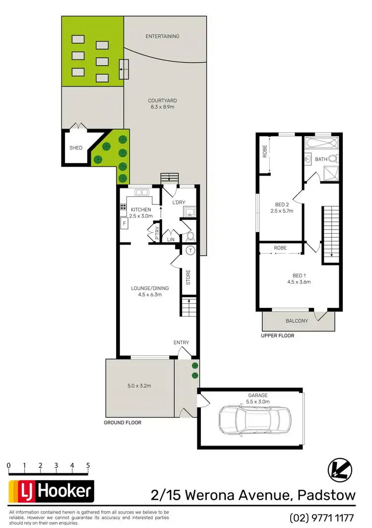 Floorplan of Homely house listing, 2/15 Werona Avenue, Padstow NSW 2211