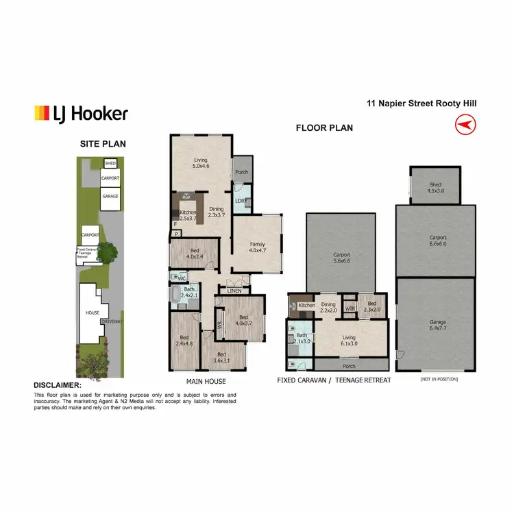 Floorplan of Homely house listing, 11 Napier Street, Rooty Hill NSW 2766