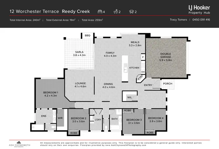 Floorplan of Homely house listing, 12 Worchester Terrace, Reedy Creek QLD 4227
