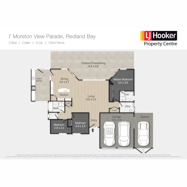 Floorplan of Homely house listing, 7 Moreton View Parade, Redland Bay QLD 4165