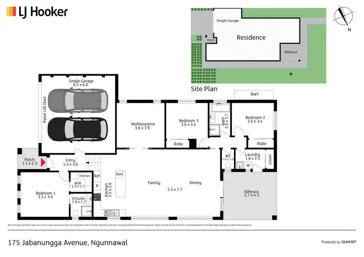 Floorplan of Homely house listing, 175 Jabanungga Avenue, Ngunnawal ACT 2913