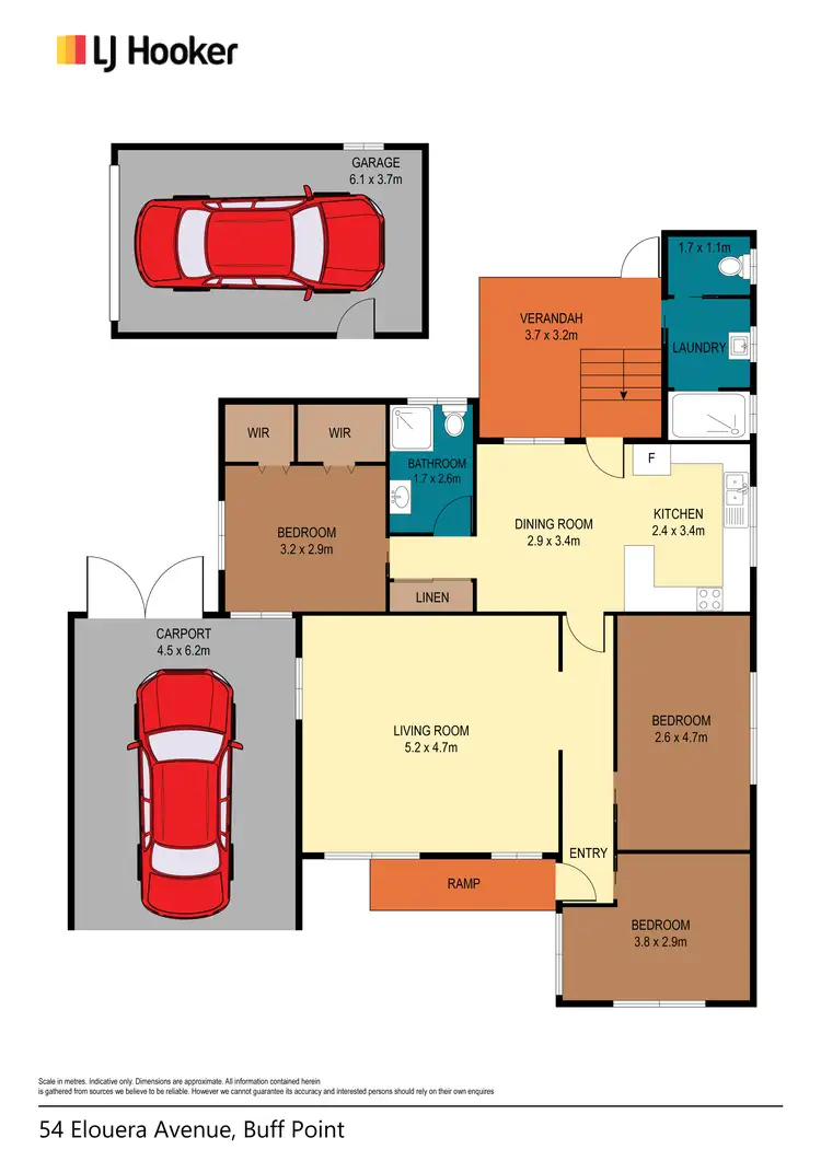 Floorplan of Homely house listing, 54 Elouera Avenue, Buff Point NSW 2262
