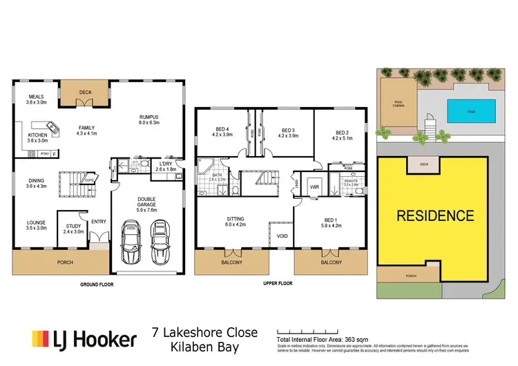 Floorplan of Homely house listing, 7 Lakeshore Close, Kilaben Bay NSW 2283